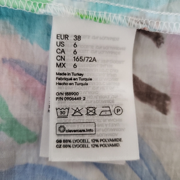 H&M Watercolor Floral Maxi Skirt - Picture 9 of 11